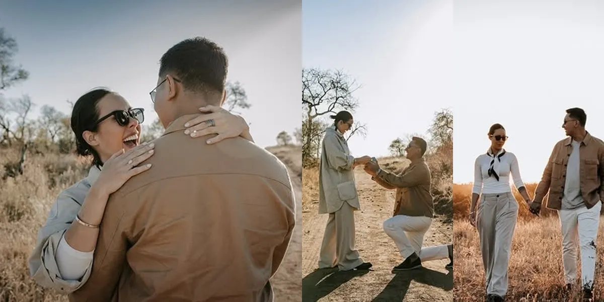 Darma Mangkuluhur Proposes to Patricia Schuldtz in Africa, Gives Giant Diamond Ring