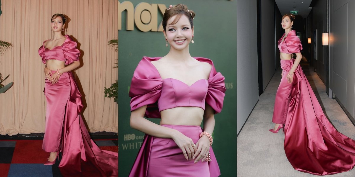 Acting Debut, 8 Photos of Lisa BLACKPINK at the 'THE WHITE LOTUS' Season 3 Event - Like a Princess in a Pink Dress