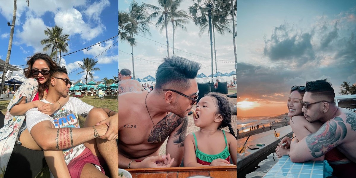 Definition of Handsome Himself with Family, 8 Photos of Krisjiana Relaxing with Beloved Children and Wife