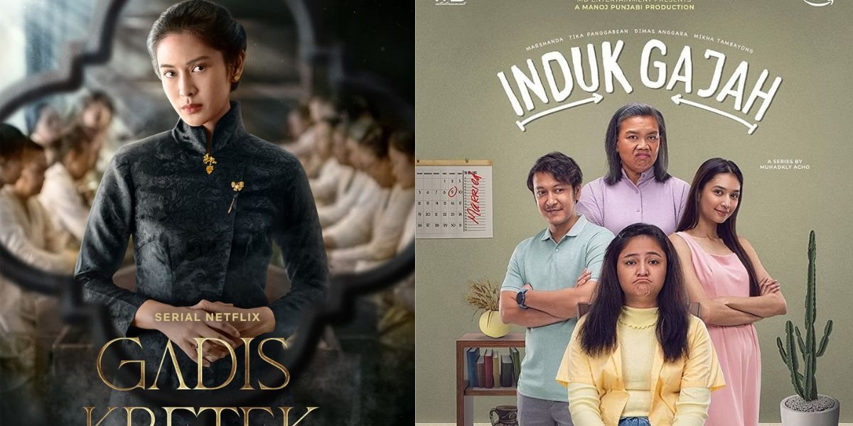 Top 10 Most Popular Films and Series in Indonesia According to Google Trends 2023 - Includes 'GADIS KRETEK' and 'INDUK GAJAH'