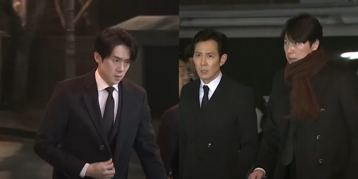 Line of Actors Who Came to Lee Sun Kyun's Funeral, Yoo Yeon Seok and Jo Jung Suk Look Sad
