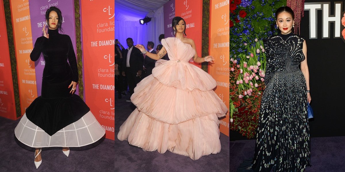 Lineup of Hollywood Celebrity Fashion Attending Rihanna's Diamond Ball