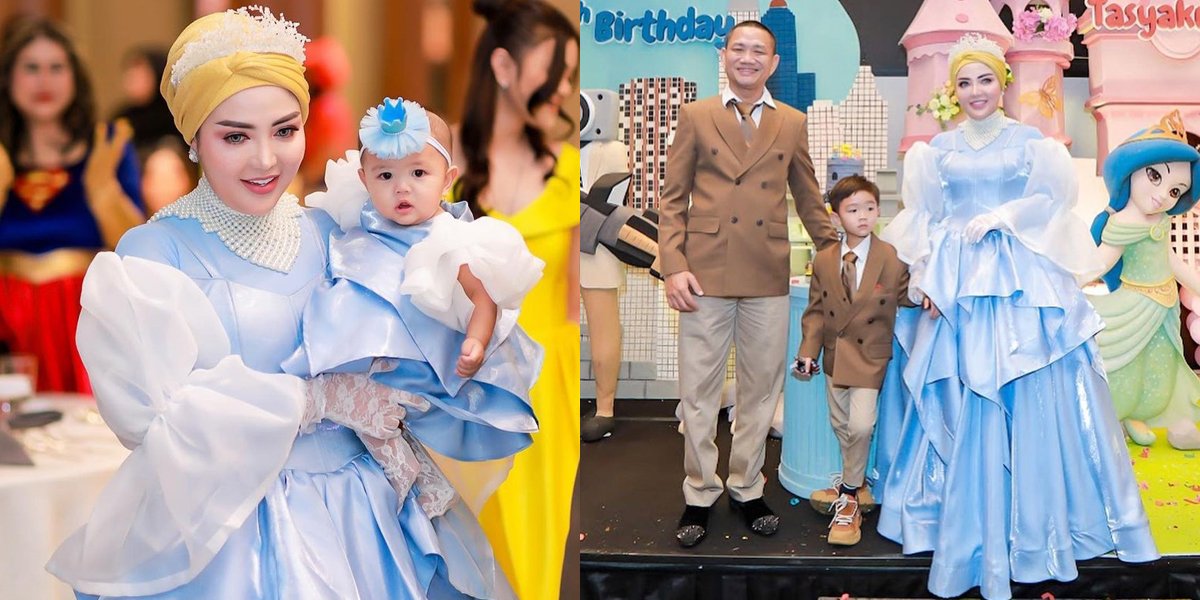 Series of Photos of Bella Shofie Looking Like Cinderella at Her Child's Birthday Party, So Beautiful!