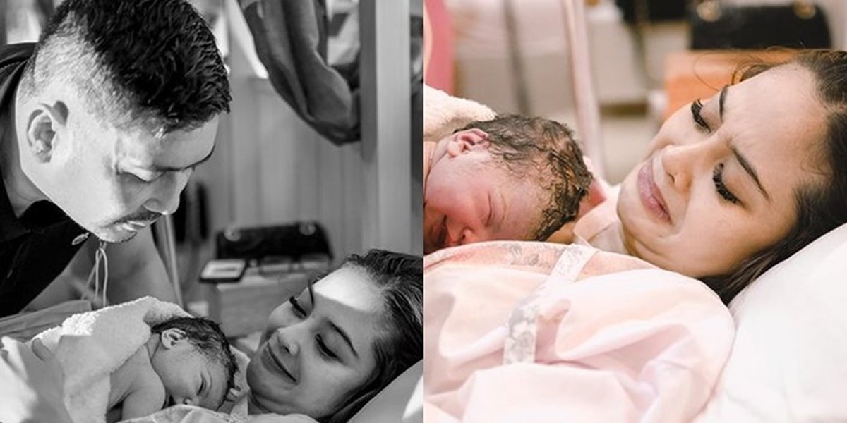 Series of Photos of Tiwi AFI's Emotional Childbirth Moment, Enduring Pain for 36 Hours