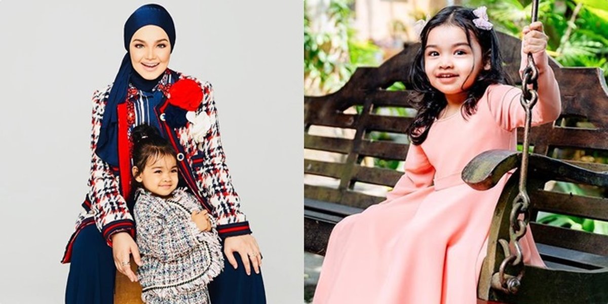 Series of Cute Photos of Siti Aafiyah, Daughter of Siti Nurhaliza, Looking More and More Like Her Mother and Already Good at Taking Selfies!