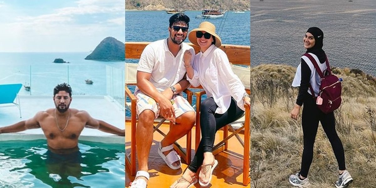 Series of Vacation Photos of Ammar Zoni and Irish Bella in Labuan Bajo, Hot Daddy Shows Off His Ripped Body!