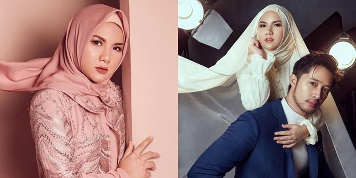 Sweet Photos of Evelyn Nada Anjani's Photoshoot Wearing Hijab, Seen Affectionate with Rulyabii Margana