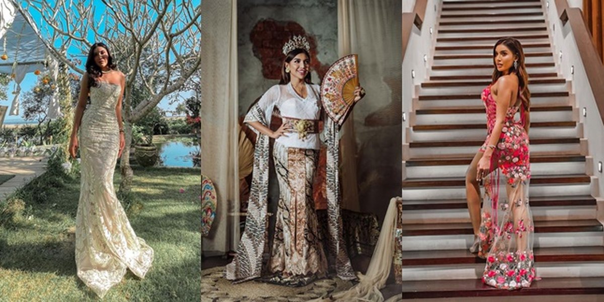 Series of Photos of Millen Cyrus Wearing Kebaya and Beautiful Dresses Like a Princess, Enchanting Appearance - Showing Body Goals