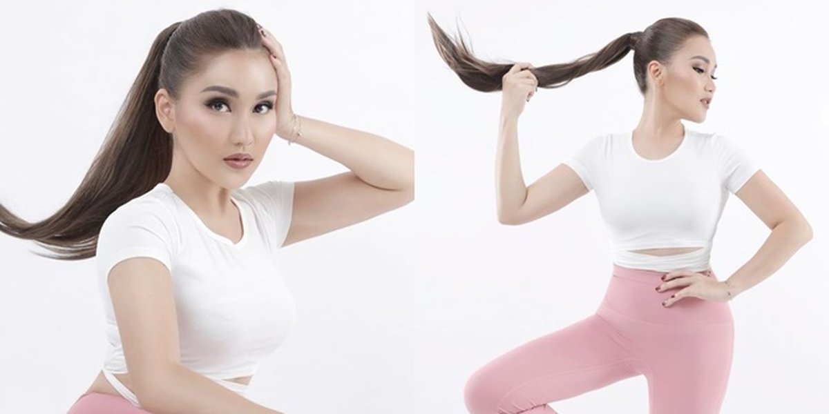 Series of Ayu Ting Ting's Sporty Photoshoot, Showcasing a Cool and Super Slim Body!