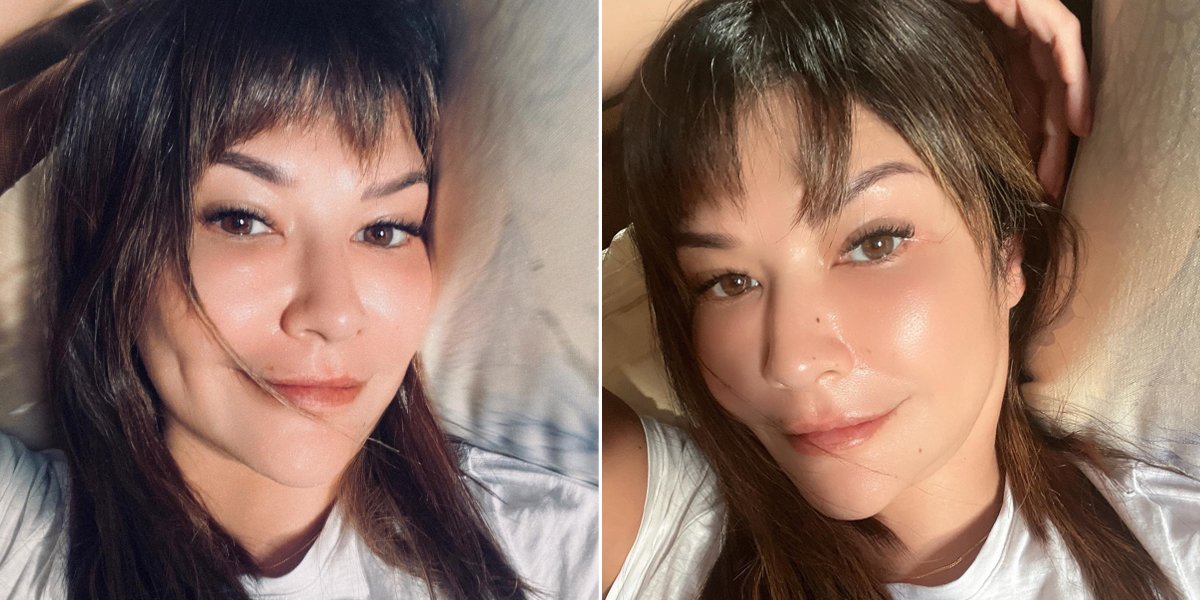 Series of Tamara Bleszynski's Selfie Photos While Relaxing, Beautiful and Glowing