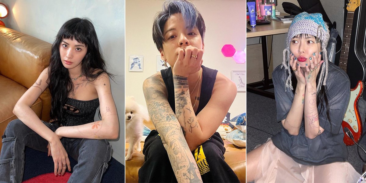 A Series of Female Idols Proudly Showing Their Tattoos, Regardless of Being Criticized by Korean Netizens