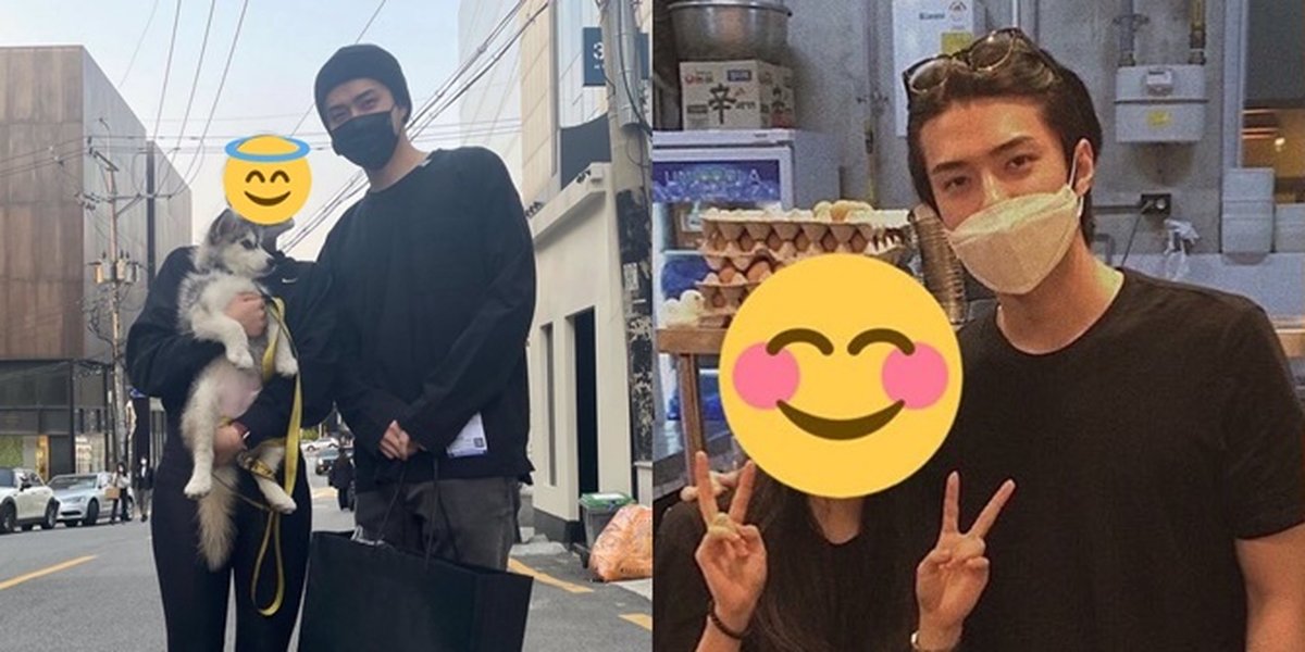 Series of Photos of Sehun EXO with Lucky Fans, Accidentally Met at the Pharmacy to on the Streets