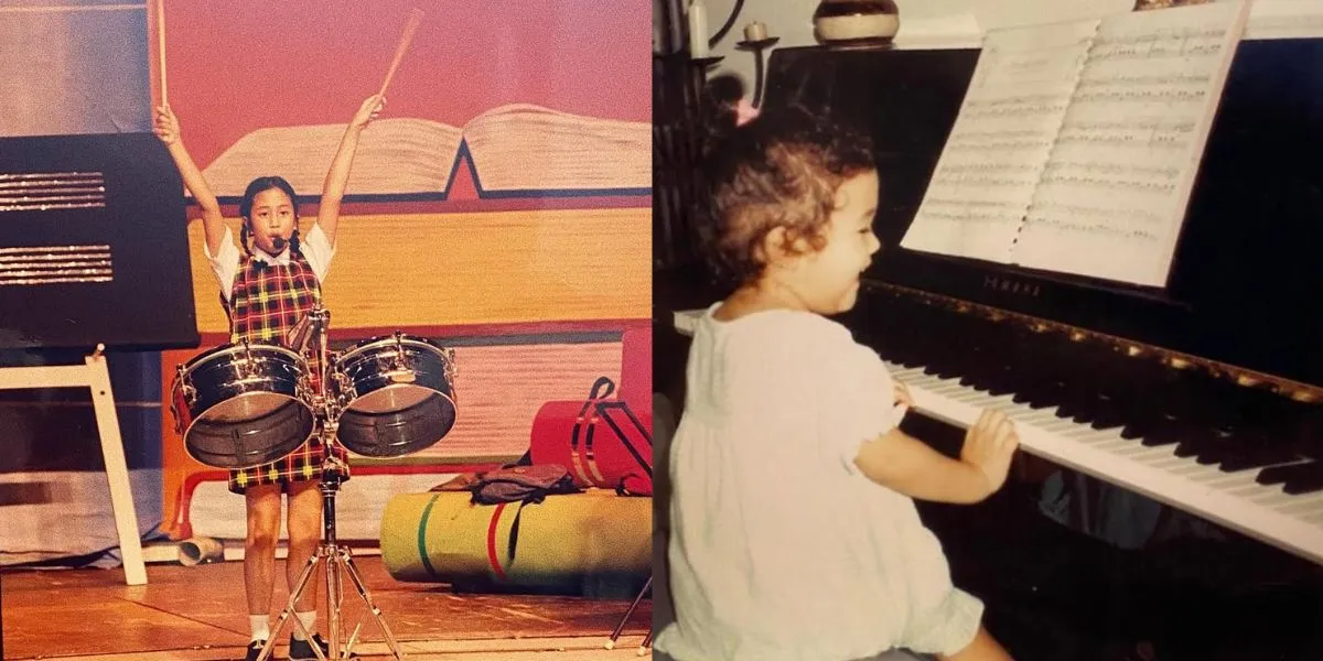A Series of Nostalgic Portraits of Young Sherina, Proof That Her Musical Talent Was Evident from an Early Age