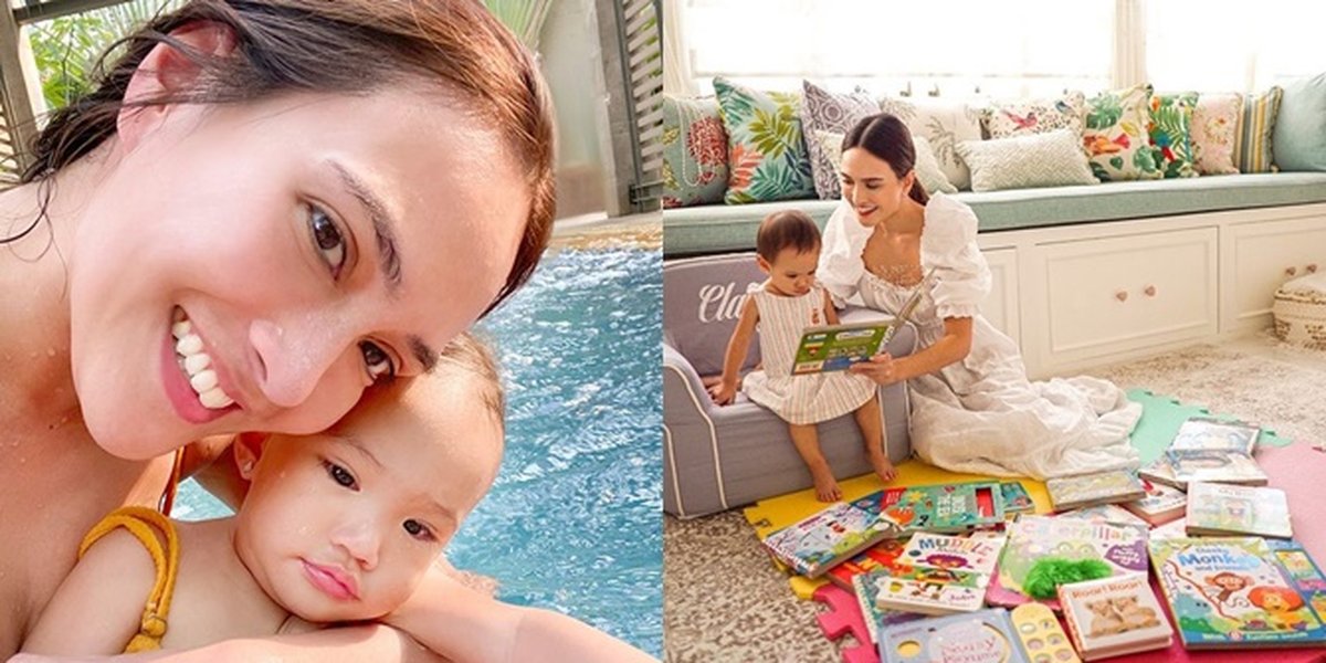 Series of Photos of Shandy Aulia Taking Care of Baby Claire, Unfazed and Patient Despite Criticism from Netizens