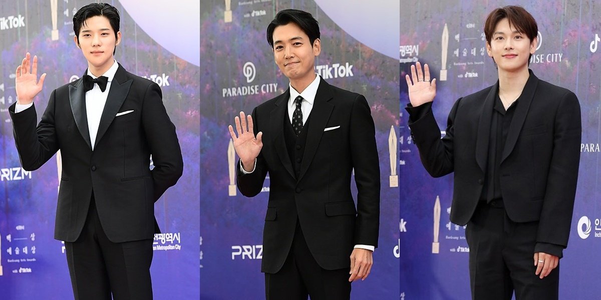 Lineup of Handsome Celebrities who Look Sharp on the Red Carpet of the 2023 Baeksang Arts Awards, Our Beloved Ahjussi and Oppa