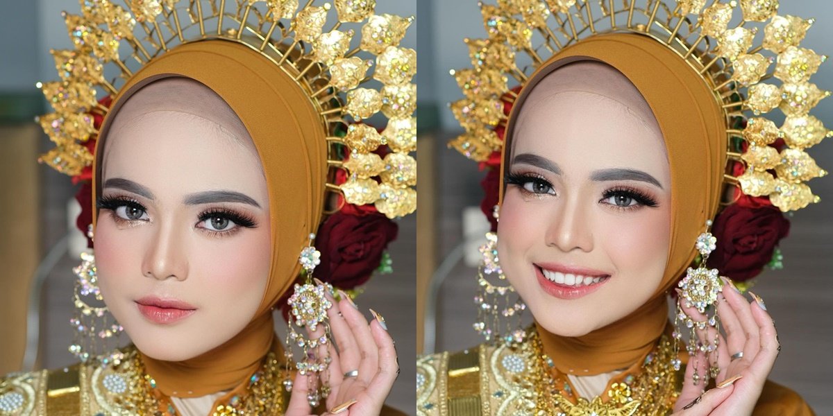 Detail Makeup by Putri Isnari for Uang Panai Event that's Flawless, Very Beautiful Before Receiving 2 Billion
