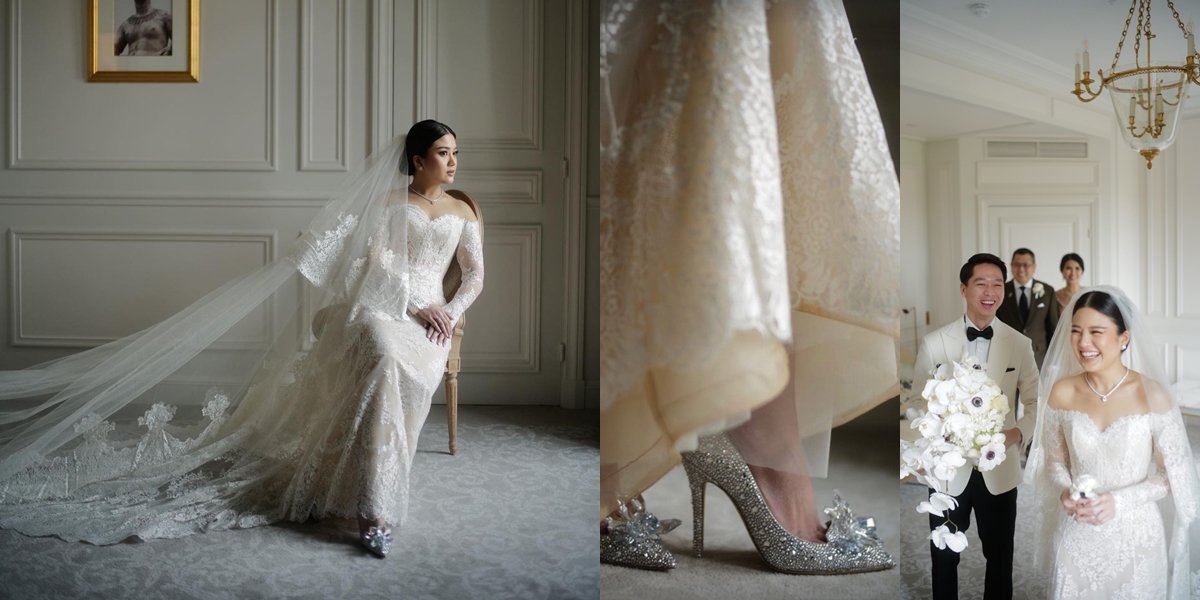 Valencia Tanoe - Kevin Sanjaya Wedding Details, Shoes and Dresses worth Hundreds of Millions - Luxury Party in French Castle