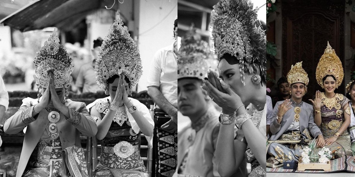 Laura Theux and Indra Brotolaras's Wedding Procession Details, Solemn with Balinese Customs - Full of Family Laughter