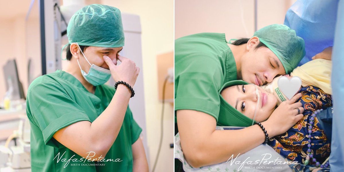 The Moment Aurel Gives Birth to Her Second Child, Atta Halilintar Cries Tears of Joy - Baby A's Face is Still Kept Secret