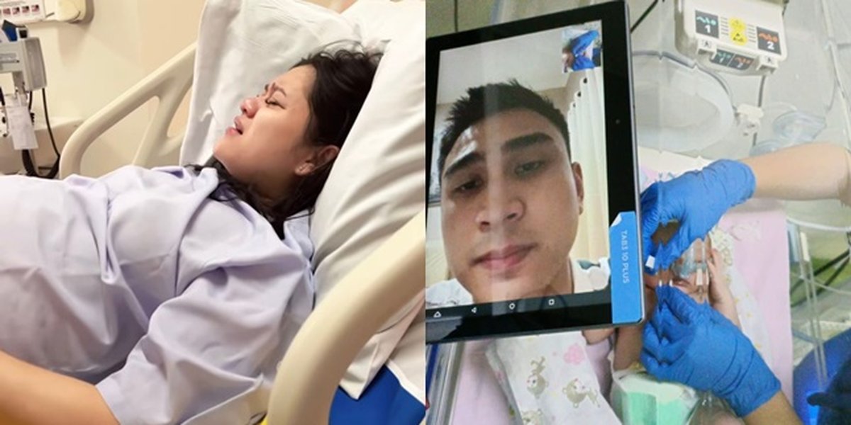 Moments of Lutfi Agizal's Wife's Struggle Giving Birth to Their First Child, Now Their Baby is Still Undergoing Treatment in NICU