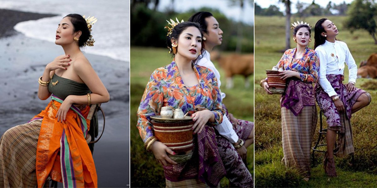 Amidst Divorce News, Nindy Suddenly Becomes a Balinese Girl in the Latest Photoshoot