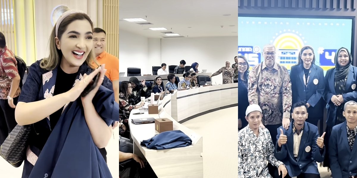 Accompanied by Anang Hermansyah, 10 Photos of Ashanty Starting Offline Study at UNAIR - Curious Netizens: Where Does She Stay?