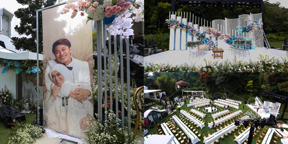 Dominating White Color, Here are 10 Photos of Lesti and Rizky Billar's Outdoor Engagement Decoration