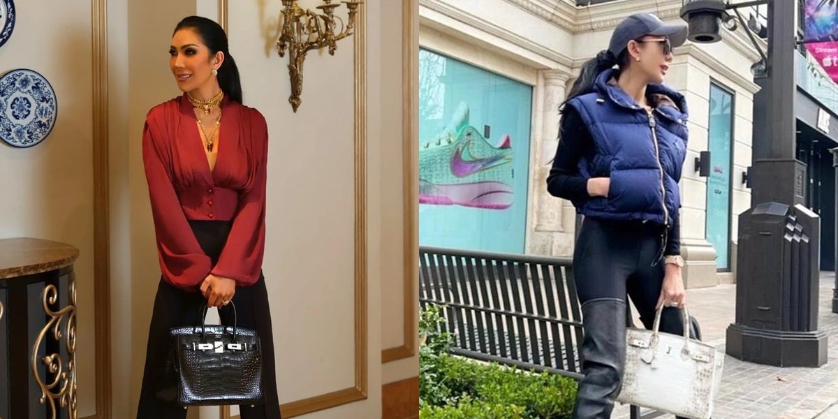 Suspected of using a fake Hermes bag, the portrait of Junita Liesar, Syahrini's socialite friend who is currently being criticized by netizens