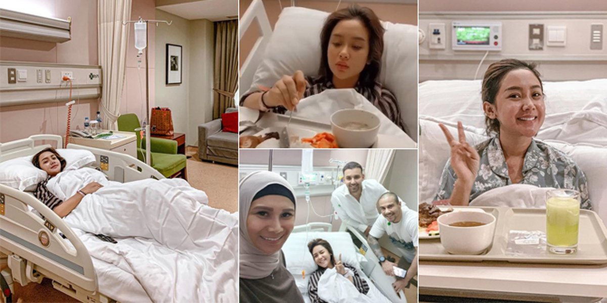 Diet for Muscle, Here are 9 Photos of Cita Citata Lying Weak in the Hospital