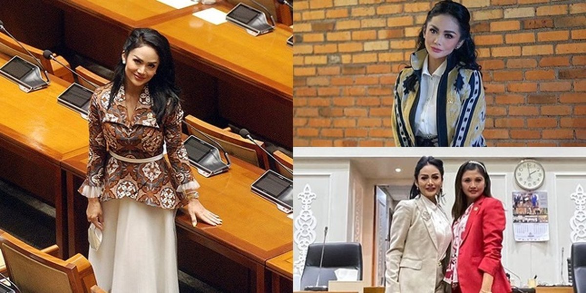 Paid Hundreds of Millions, 8 Glamorous Fashion Portraits of Krisdayanti When Working at the DPR - Luxurious Outfits and Bags Take the Spotlight