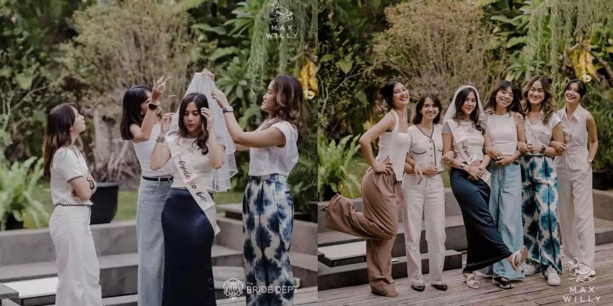 Held Together with Closest Friends, Here are 8 Moments of Adinda Thomas' Bridal Shower at a Restaurant - There's a Unique Decoration of Long Beans!