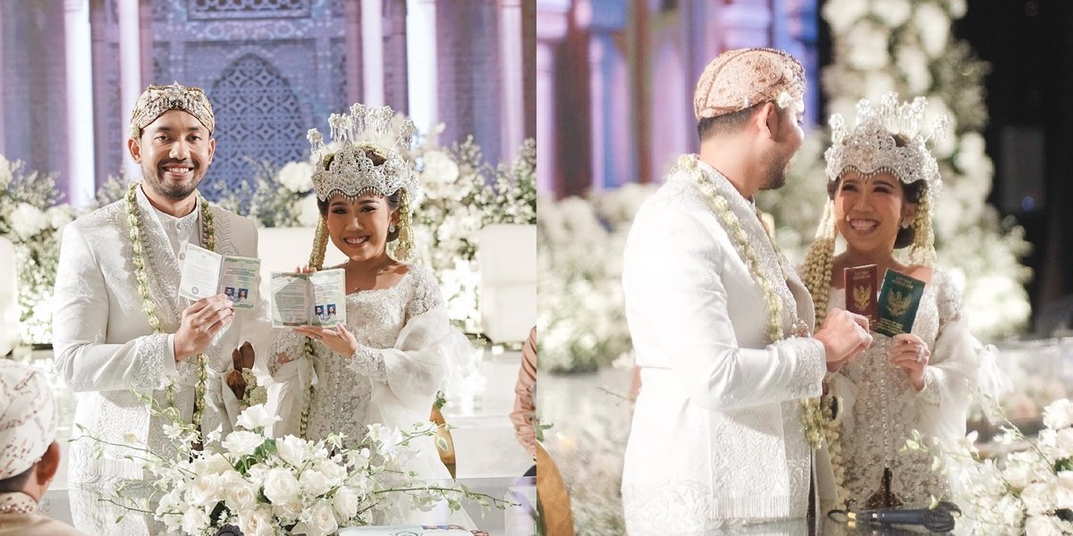 Held Grandly, 9 Portraits of Kiky Saputri and Muhammad Khairi's Wedding Attended by Many Top Artists and Officials
