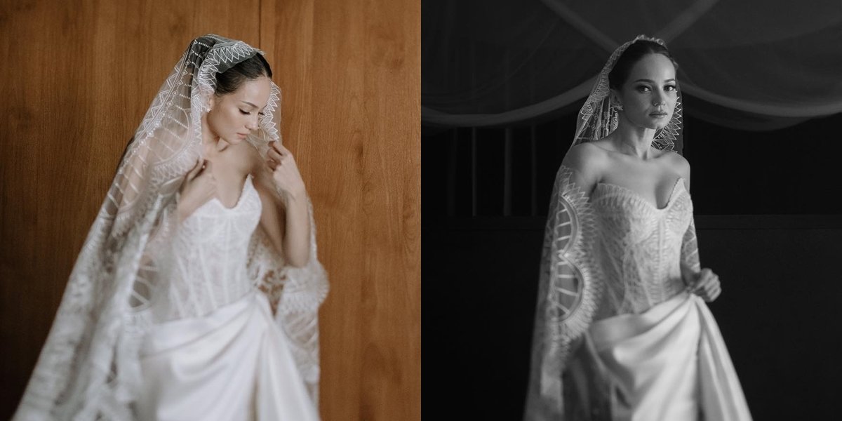 Held in Bali, Enzy Storia And Molen Kasetra's Wedding Reception Photos - Successful Wedding Dress Makes You Amazed