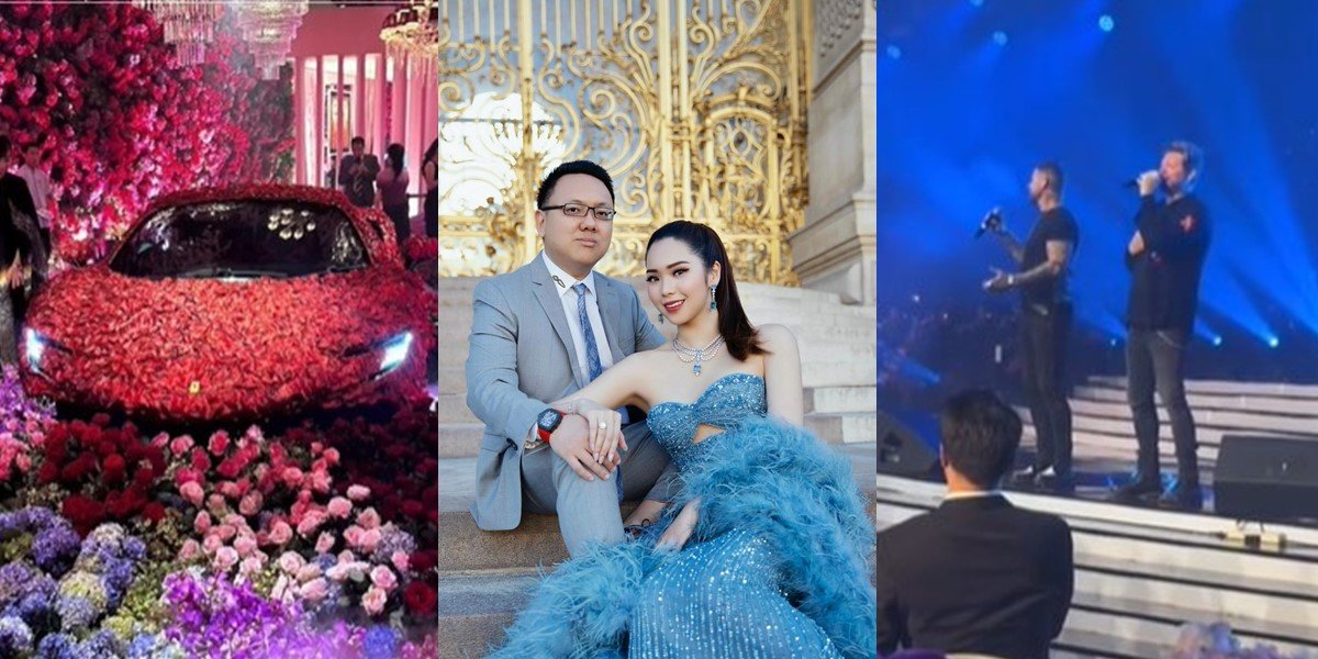 Bryan Westlife Singing at a Wedding, Peek at 22 Viral Photos of Crazy Rich Surabaya Wedding