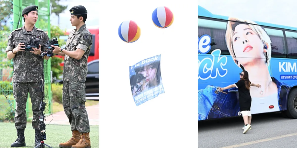 Urged Not to Come to the Location, 8 Photos of ARMY Welcoming RM and V BTS at the Military Base