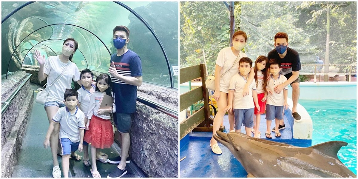 Rumored to Divorce, Dhena Devanka Posts Vacation Photos with Jonathan Frizzy and Children - Relieves Netizens