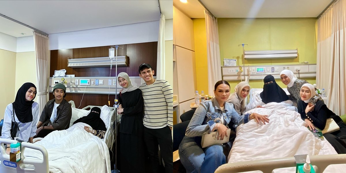 Ummi Pipik's 8 Portraits While Being Recorded in the Hospital - Visited by Many Celebrity Friends