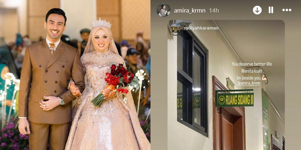 Known as a 'Bucin' to His Partner, 8 Photos of Amira Karaman, Reza Zakarya's Wife, Sharing Moments in the Religious Court: I'm Done