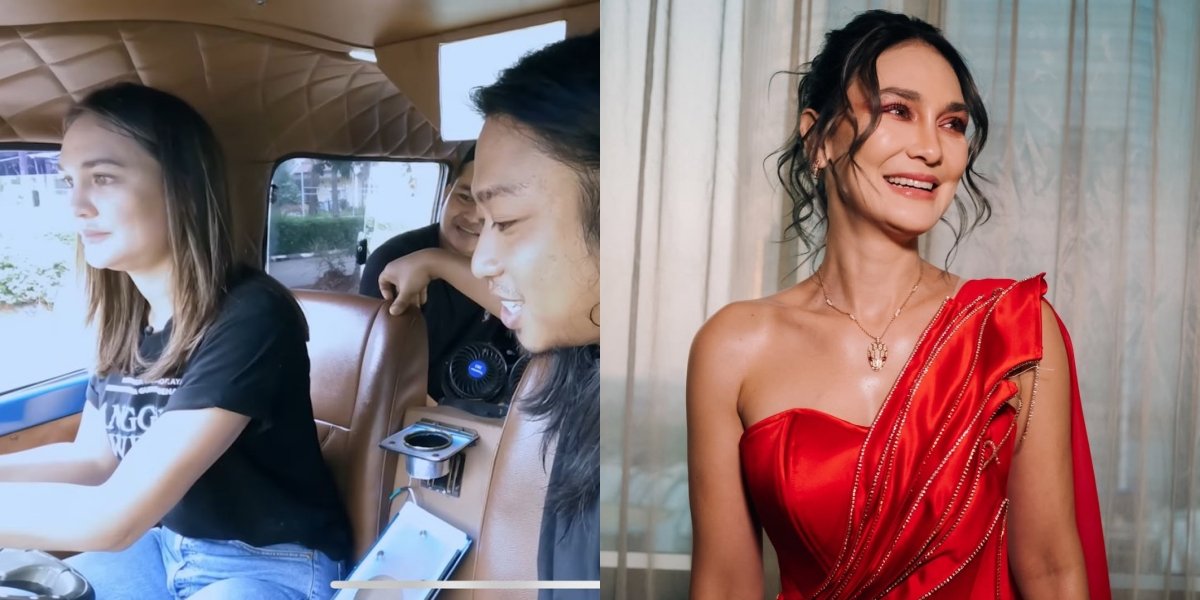 Known as a Successful Actress, 7 Photos of Luna Maya Expertly Driving a Public Minibus - Still Naturally Beautiful!