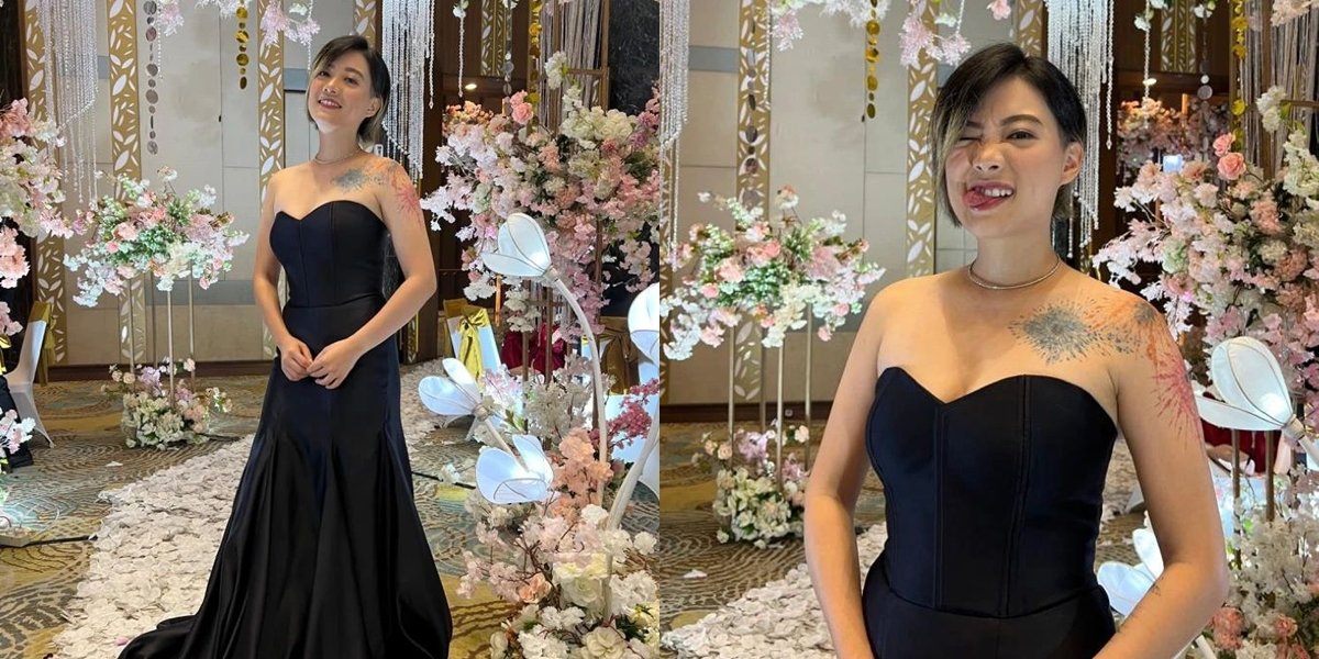 Known as a Tomboy, Here are the Pictures of Leony When Wearing a Dress at a Wedding - So Beautiful