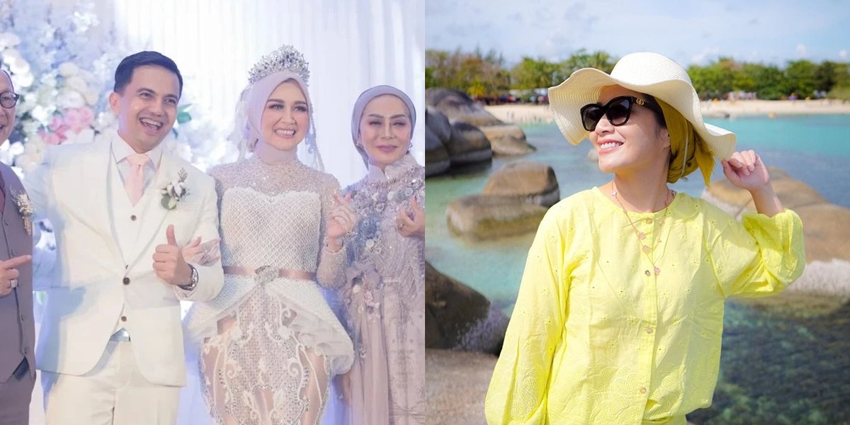 Critiqued for Wearing a Kemben for Marriage, Here are 10 Portraits of Dine Mutiara, Sahrul Gunawan's Wife who Wears a 'Open-Close' Hijab - Often Appears with a Bangs Hijab