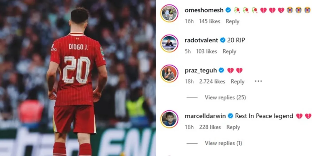 Duka Sepak Bola Dunia: Seleb Indonesia Ungkap Kesedihan atas Kepergian Diogo Jota, Sang Legenda Liverpool