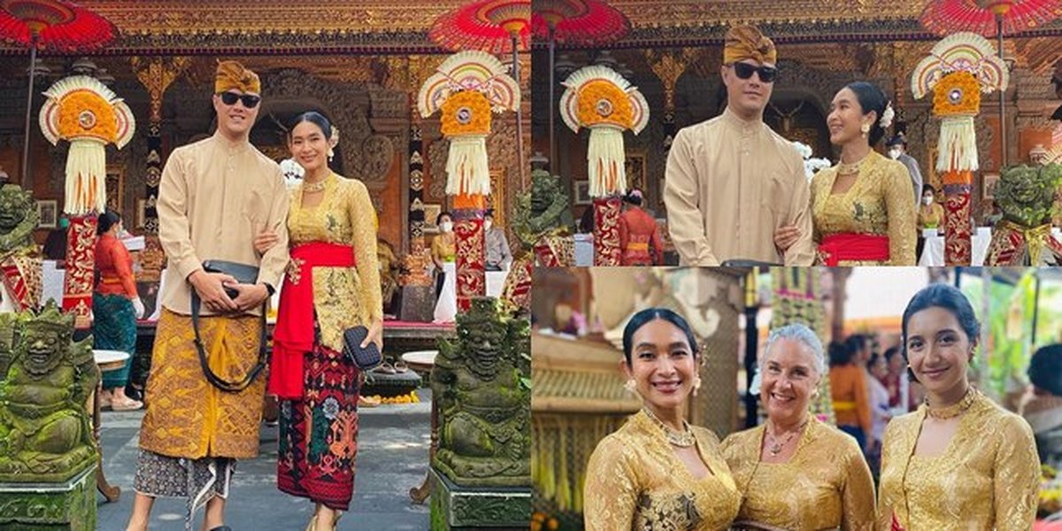 Married to Nobility, 8 Beautiful Portraits of Happy Salma in Bali Kebaya - Beautiful Aura and Glamour Steal Attention