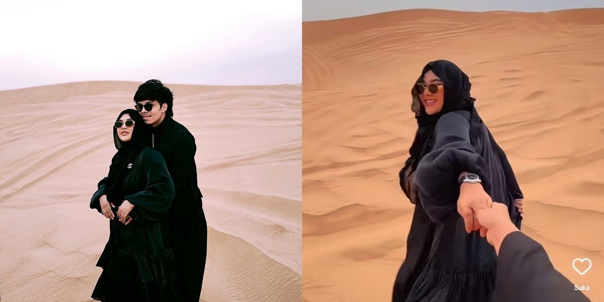 Called Aladdin and Princess Jasmine from Cinere, Here are 8 Intimate Moments of Aurel Hermansyah and Atta Halilintar in the Dubai Desert - Fun Chase
