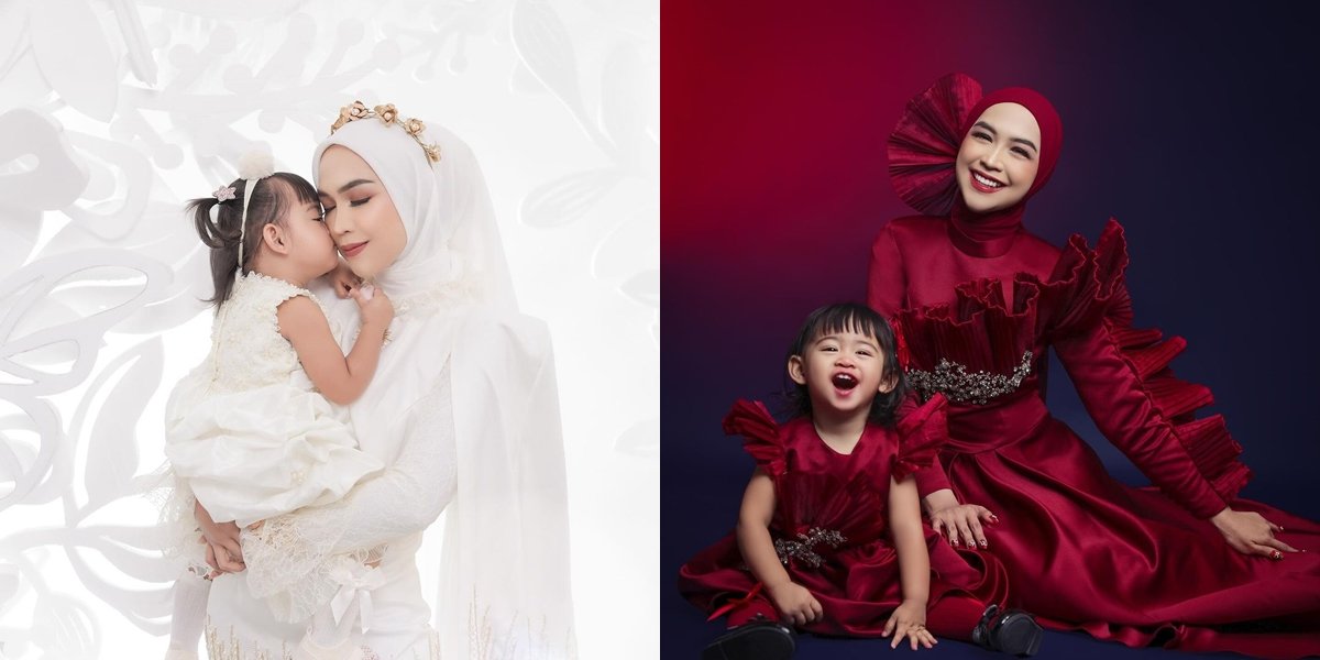 Called Fairy Mother and Little Princess, here are 8 Latest Photoshoot Portraits of Ria Ricis and Moana - Looking Beautiful in All White