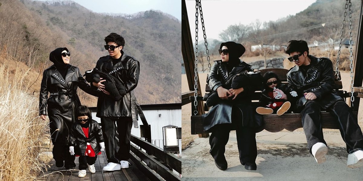 Called the Gangster Family, Here are 8 Photos of Aurel Hermansyah and Atta Halilintar's Vacation to Korea - Ameena Remains Spirit Despite Getting Sick on the Plane