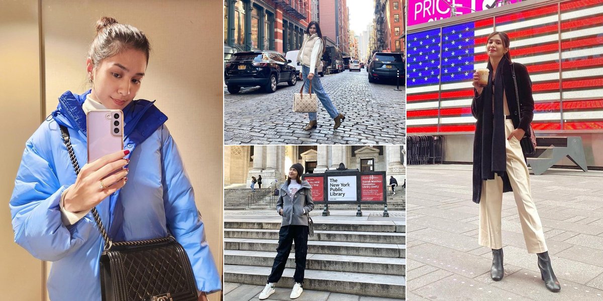 Called More Beautiful After Marriage, Mikha Tambayong's Street Style Photos During Her Stay in America