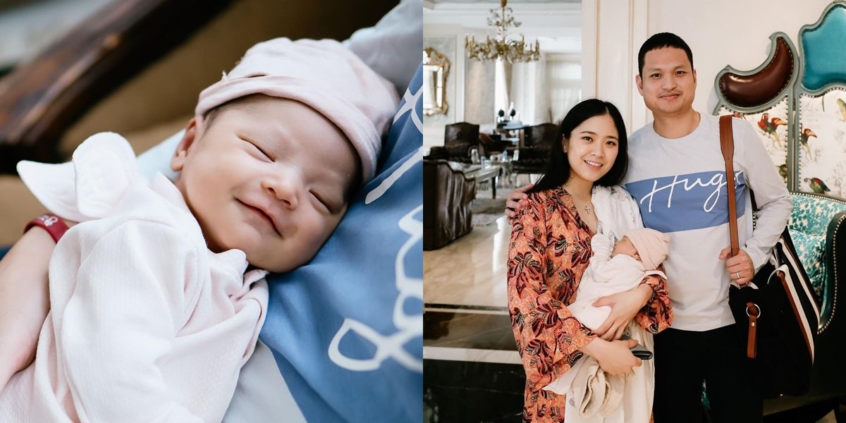 Called Have a Lucky Face Like His Father, Here are 8 Portraits of Baby Julia Putri Jessica Tanoe who is Now 3 Weeks Old
