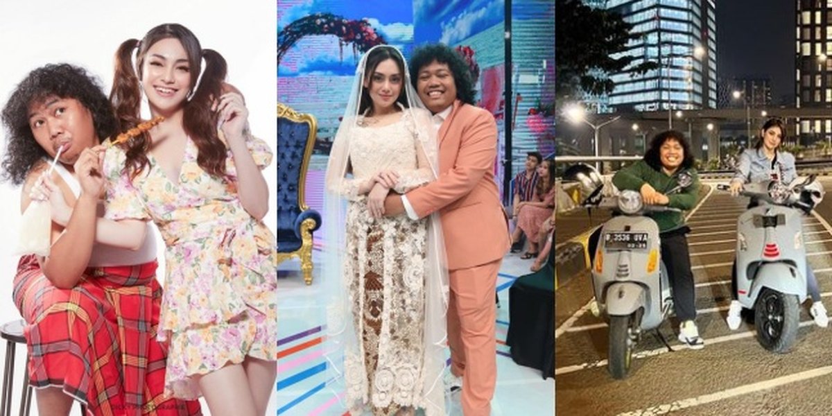 Called Using Love Shaman, 8 Portraits of Marshel Widianto and Celine Evangelista's Closeness - 'Engagement' on One TV Station Event