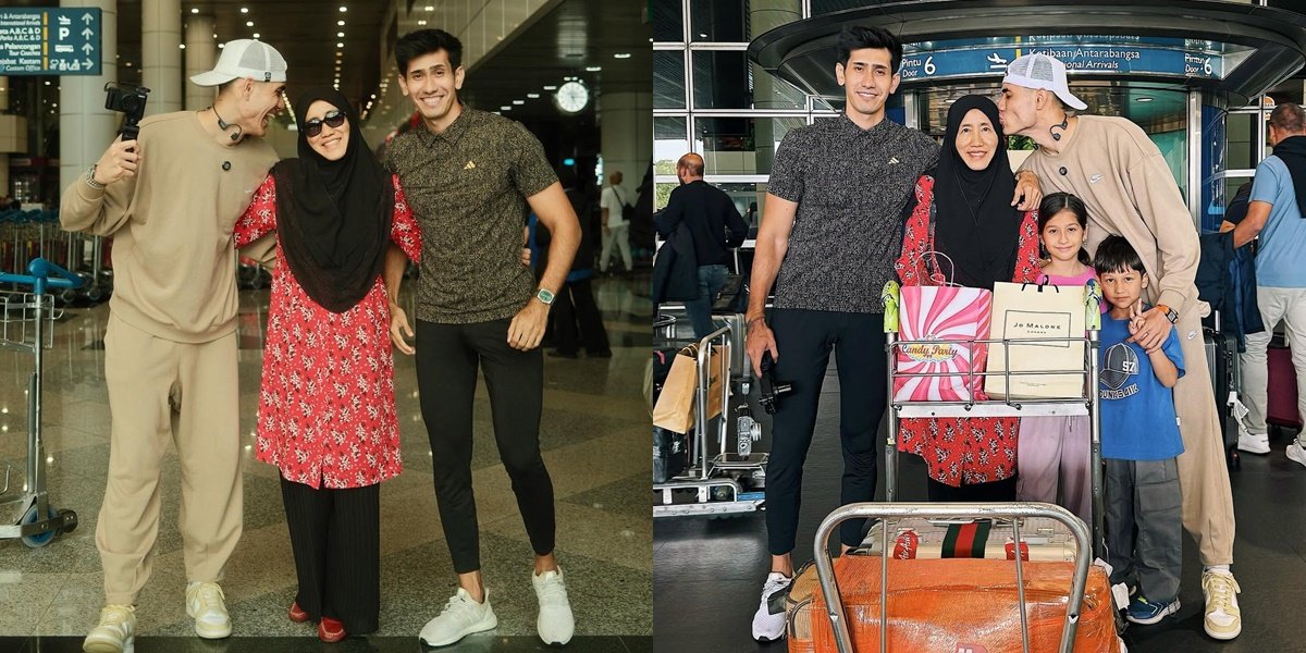 Called Family Lover, 8 Photos of Aisar Khaled Returning to Malaysia Welcomed by Family - Embracing His Mother Tightly